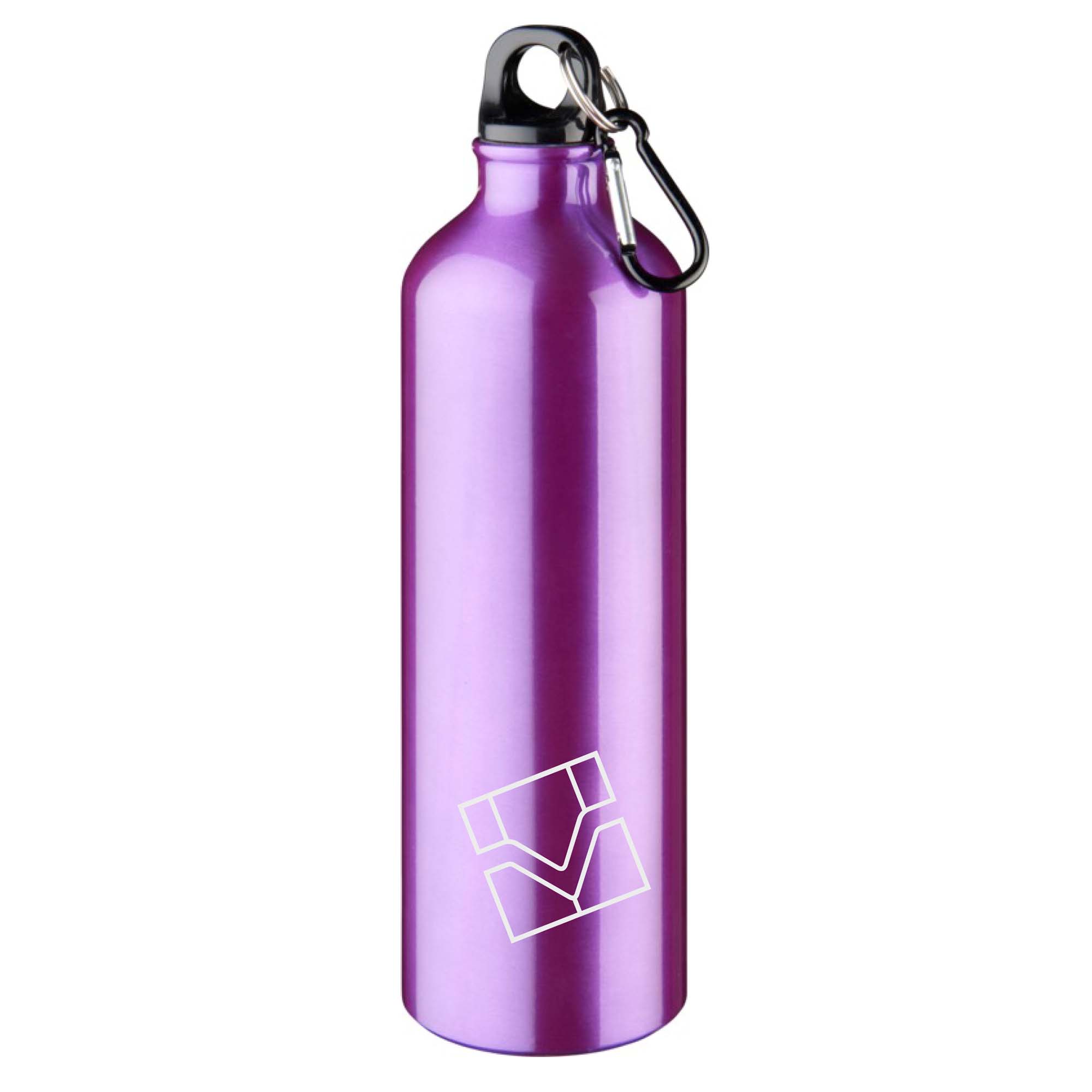Alu-Trinkflasche mit Karabiner