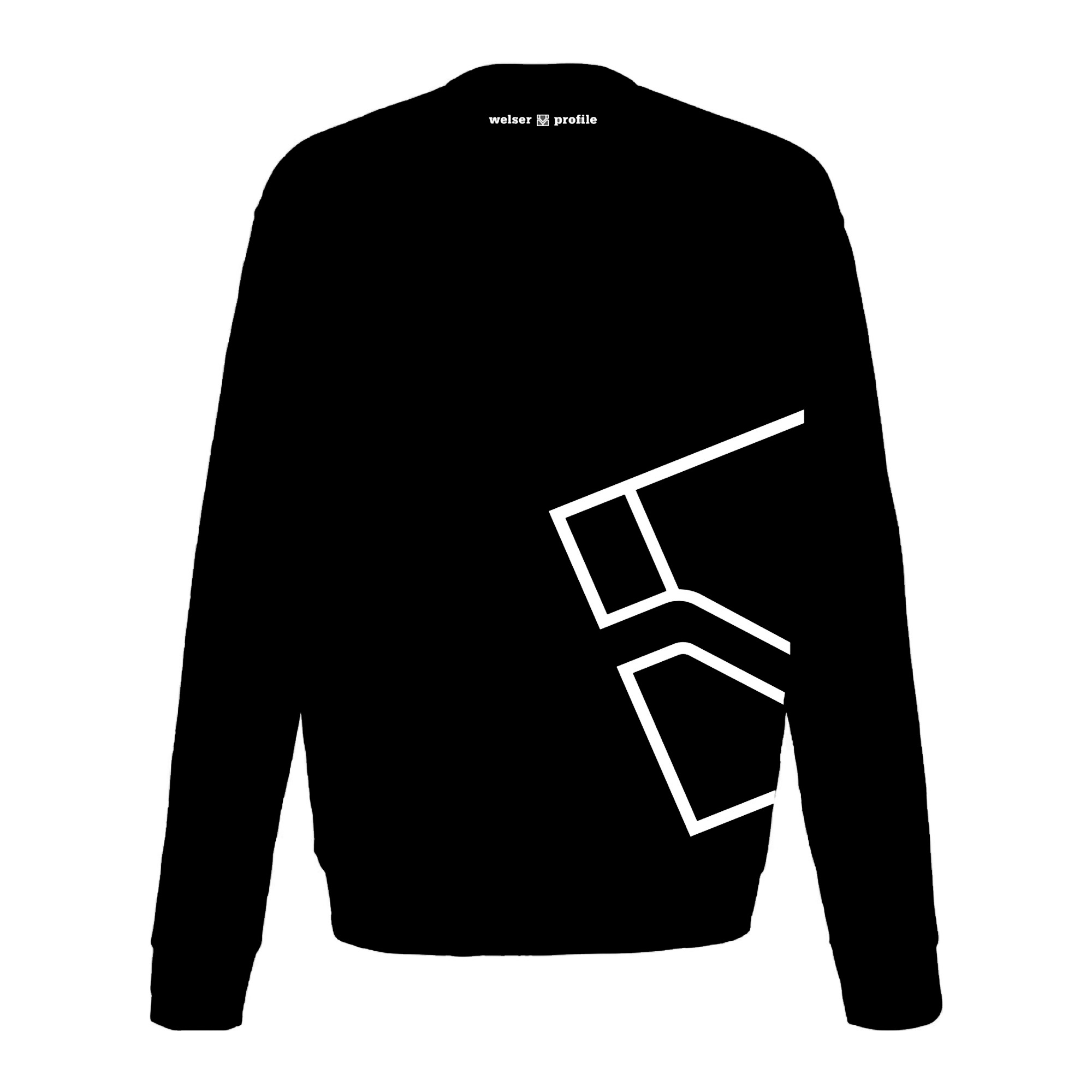 Sweater Rundhals schwarz