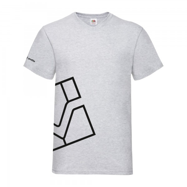 T-Shirt, grau